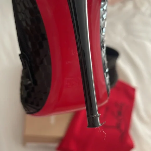 Black So Kate Scale Print Bootie